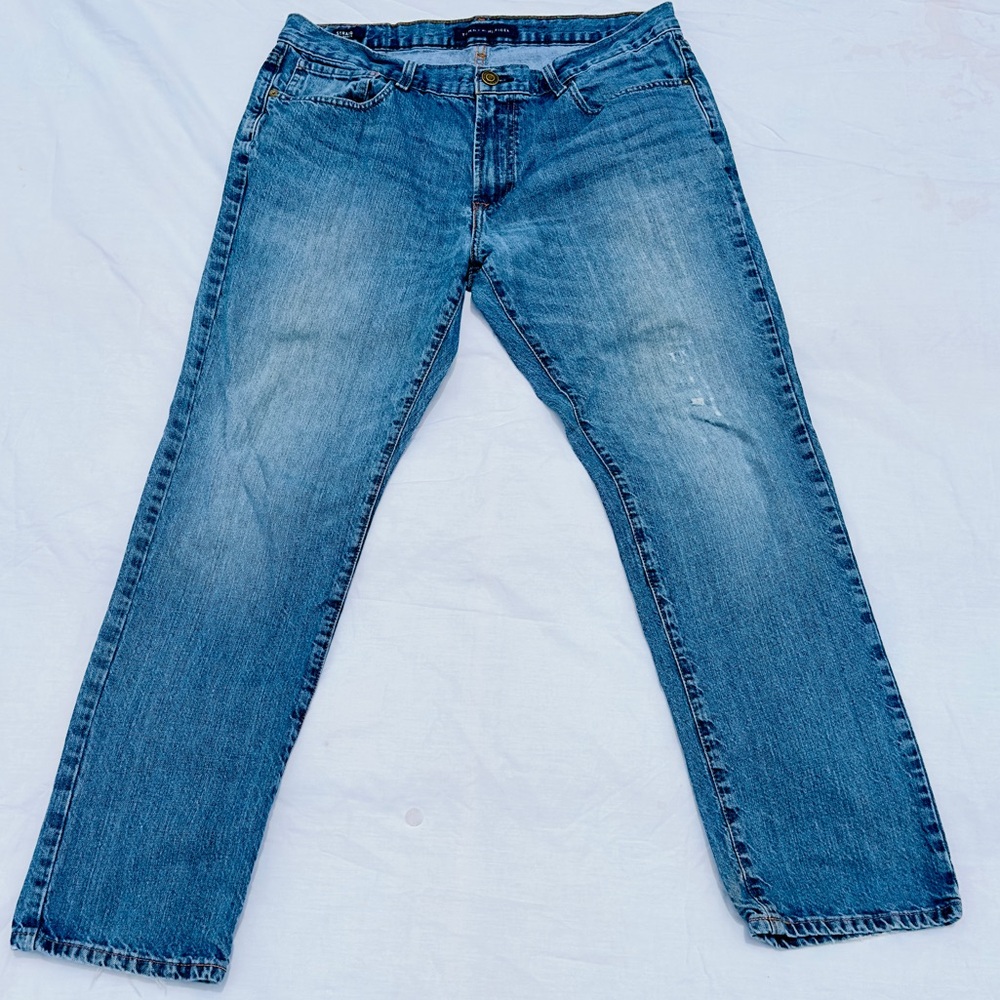 Tommy Hilfiger Blue Straight Droit Jeans Classic Style Men’s‎ size 34/30 (D96)